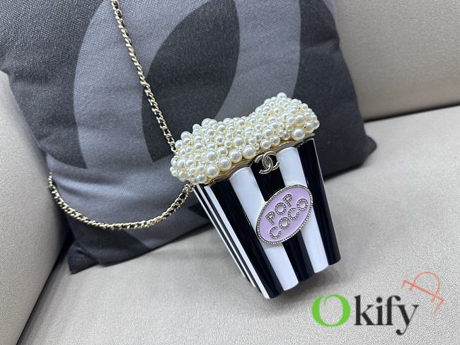 Okify Chanel PopCorn Bag 16x11x7cm  - 1