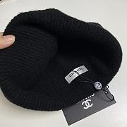 Okify Chanel Black Beanie Hat 19447 - 5