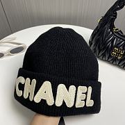 Okify Chanel Black Beanie Hat 19447 - 3