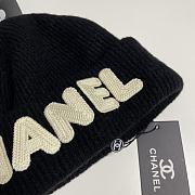 Okify Chanel Black Beanie Hat 19447 - 2