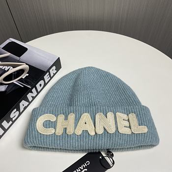 Okify Chanel Blue Beanie Hat 19449