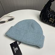 Okify Chanel Blue Beanie Hat 19449 - 3