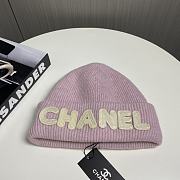 Okify Chanel Pink Beanie Hat 19450 - 1