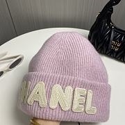 Okify Chanel Pink Beanie Hat 19450 - 4