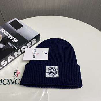 Okify Moncler Dark Blue Beanie Hat 19452