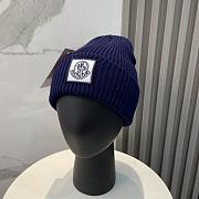 Okify Moncler Dark Blue Beanie Hat 19452 - 2