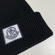 Okify Moncler Black Beanie Hat 19453 - 2