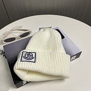 Okify Moncler White Beanie Hat 19454 - 5