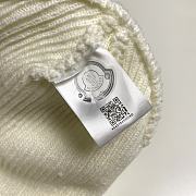 Okify Moncler White Beanie Hat 19454 - 2