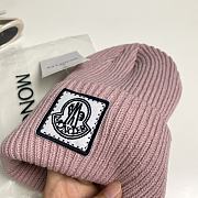 Okify Moncler Pink Beanie Hat 19455 - 4