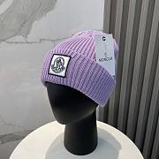 Okify Moncler Purple Beanie Hat 19456 - 3