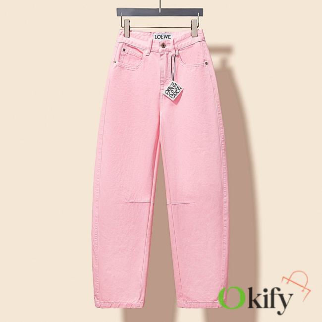 Okify Loewe Pink Jeans  - 1