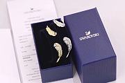 Okify Swarovski Feather Gold/Silver Bracelet  - 1