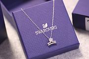 Okify Swarovski Libra Silver Necklace  - 1