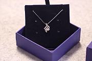 Okify Swarovski Virgo Silver Necklace  - 1