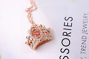 Okify Swarovski Crown Necklace  - 4