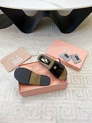 Okify MiuMiu Wooden Slippers In Black EU35-42  - 5