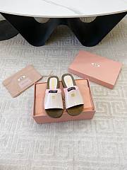 Okify MiuMiu Wooden Slippers In Cream EU35-42  - 1