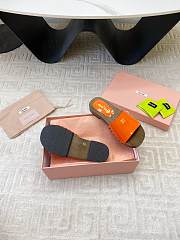 Okify MiuMiu Wooden Slippers In Orange EU35-42  - 6