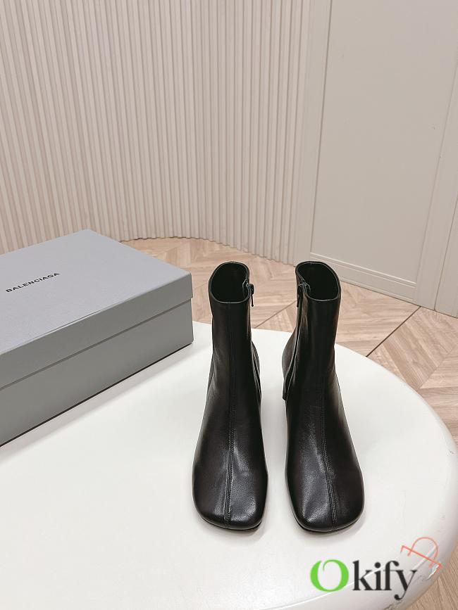 Okify Balenciaga Black Ankle Boots EU35-41 - 1