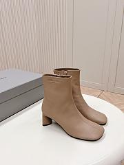 Okify Balenciaga Beige Ankle Boots EU35-41 - 5