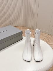 Okify Balenciaga White Ankle Boots EU35-41 - 1