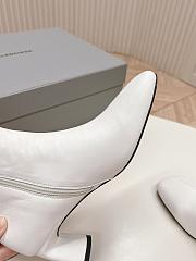 Okify Balenciaga White Ankle Boots EU35-41 - 4