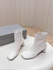 Okify Balenciaga White Ankle Boots EU35-41 - 3