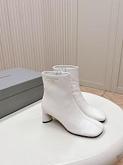 Okify Balenciaga White Ankle Boots EU35-41 - 2