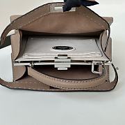 Okify Fendi Peekaboo ISeeU Medium Bag In Beige 33x12x25cm - 2