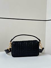 Okify Fendi Baguette Bag In Black 27x5x15cm - 4