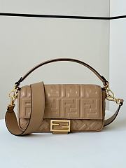 Okify Fendi Baguette Bag In Beige 27x5x15cm - 1