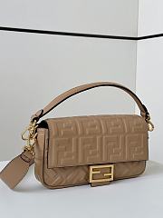 Okify Fendi Baguette Bag In Beige 27x5x15cm - 5