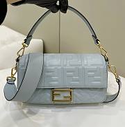 Okify Fendi Baguette Bag In Light Blue 27x5x15cm - 1