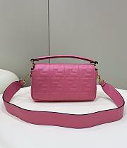 Okify Fendi Baguette Bag In Pink 27x5x15cm - 4