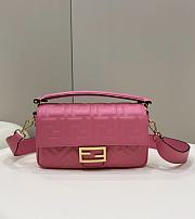 Okify Fendi Baguette Bag In Pink 27x5x15cm - 1