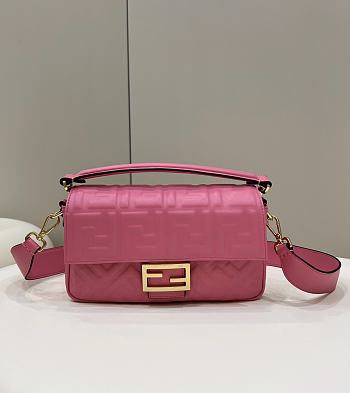 Okify Fendi Baguette Bag In Pink 27x5x15cm