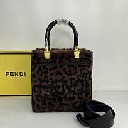 Okify Fendi Mink Velvet Sunshine Tote Bag 23ⅹ22cm 19520 - 1