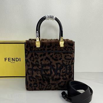 Okify Fendi Mink Velvet Sunshine Tote Bag 23ⅹ22cm 19520