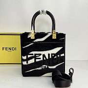 Okify Fendi Mink Velvet Sunshine Tote Bag 23ⅹ22cm 19521 - 1