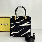 Okify Fendi Mink Velvet Sunshine Tote Bag 23ⅹ22cm 19521 - 2