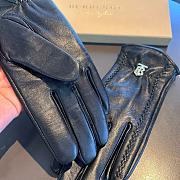 Okify Burberry Black Leather Gloves 19530 - 4