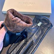 Okify Burberry Black Leather Gloves 19530 - 3