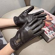 Okify Burberry Brown Leather Gloves 19531 - 6