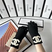 Okify Chanel Black Wool Gloves 19534 - 4