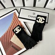 Okify Chanel Black Wool Gloves 19534 - 3