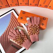 Okify Louis Vuitton Pink Wool Gloves 19540 - 1