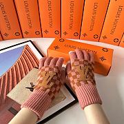 Okify Louis Vuitton Pink Wool Gloves 19540 - 3