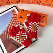 Okify Louis Vuitton Red Wool Gloves 19543 - 1