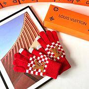 Okify Louis Vuitton Red Wool Gloves 19543 - 4